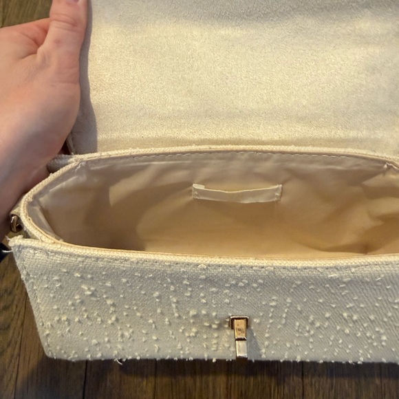 H&M White Textured Top-Handle Crossbody Bag - Picture 3 of 6
